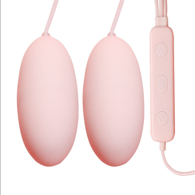 USB Double round Head Vibrator Women's Masturbation Device Adult Sex Product
