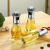Stainless Steel Oil Spray Bottle Press Spray Oil Pot Household Kitchen Barbecue Sauce Vinegar Seasoning Glass Oil Bottle