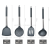 Silicone Stainless Steel Handle 11-Piece Non-Stick Pan Special Soup Spoon Stainless Steel Spatula Household High Temperature Resistant Kitchenware Set