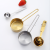 Stainless Steel Measuring Cup and Measuring Spoon Set Coffee Seasoning Hotel Baking Kitchen Gadget Measuring Spoon Four Or Eight Pieces Set