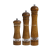 Spot Wood Pepper Mill Transparent Acrylic Ring Grinding Antique Pepper Mill Spice Seasoning Bottle Kitchen Tools