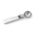 Stainless Steel Cream Dipper Ice Cream Spoon Ice Cream Ball Scoop Pop-up Fruit Scoop Ice Cream Fruit Ball Player