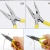 Mini Pliers Flat Bit Tongs Multi-Functional Flat Mouth Pincette Set Hardware Tools 5-Inch 6-Inch Electrician round Drip Tip Tip Pliers