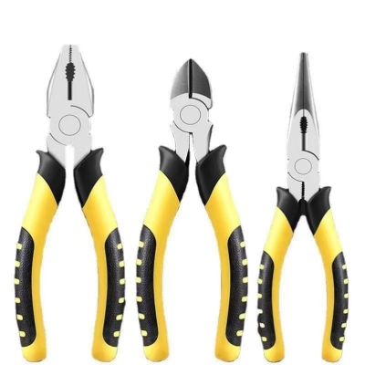 Tiger Pliers 6-Inch 8-Inch Multi-Functional Wire Cutter Industrial Grade Pointed Pliers Slanting Forceps Labor-Saving Manual Pliers Electric Tools