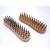 Wire Brush with Wooden Handle Metal Polishing and Polishing Removing Rust Brush Oil Removing Cleaning Wire Brush Copper Wire Brush
