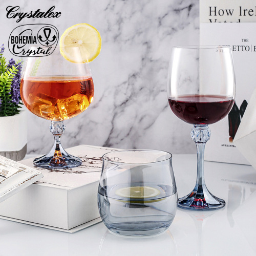 bohemia进口水晶杯ins风白兰地杯高档葡萄酒红酒杯礼盒酒具套装