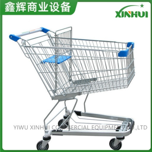购物车 超市购物车 商场手推车 德式60升手推车 PU轮