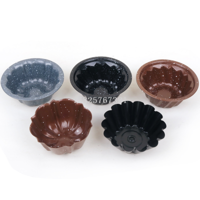 New Small Pumpkin Cake Cup Carbon Steel Muffin Cup Mini Pudding Cup Mold Cake Mold