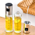 Fuel Injector Glass Household Kitchen Air Fryer Oil Dispenser Spray Cooking Oil Mist Oiler Can Oil Sprinkling Can