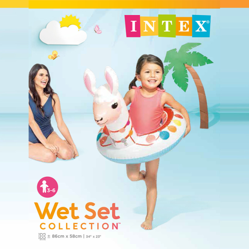 Children's cartoon shaped floating circle