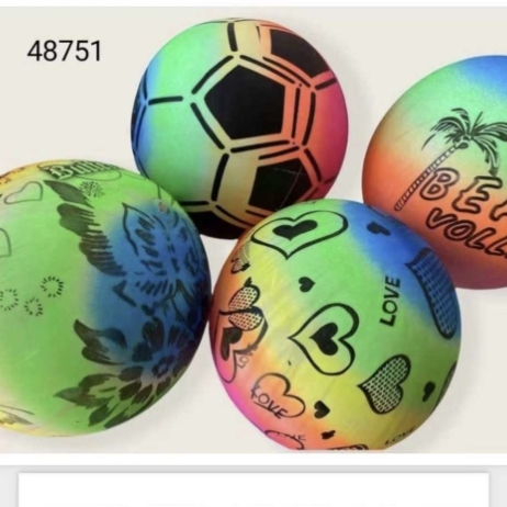 factory direct sales pvc ball， color rehearsal labeling ball， single and double printing ball
