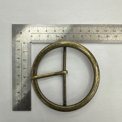 round bar buckle belt buckle bronze inner diameter 6.4cm luggage accessories female button clothing accessories