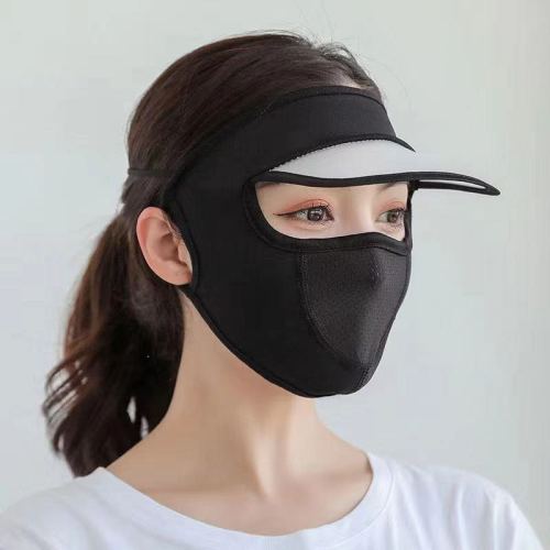 summer sunscreen breathable mask cap