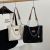 Large Capacity Bag for Women 2024 Spring and Summer New Korean Style Fashion Casual Shoulder Bag Personality Chain Tote Bag Cross-Border