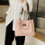 Large Capacity Bag for Women 2024 Spring and Summer New Korean Style Fashion Casual Shoulder Bag Personality Chain Tote Bag Cross-Border