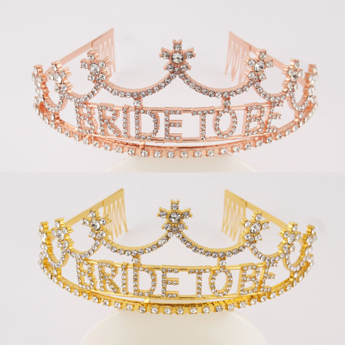 bridal crown crown decoration wedding season wedding celebration decoration tiara crystal crown with diamond headband bride