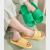 2023 New Rabbit Head Summer Slippers Sandals Sandals Rabbit Year Big Ji Super Soft Non-Slip Stall Market