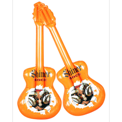 Popular Inflatable PVC Stage Simulation Props Children's Inflatable Guitar Toy Inflatable Saxophone Model