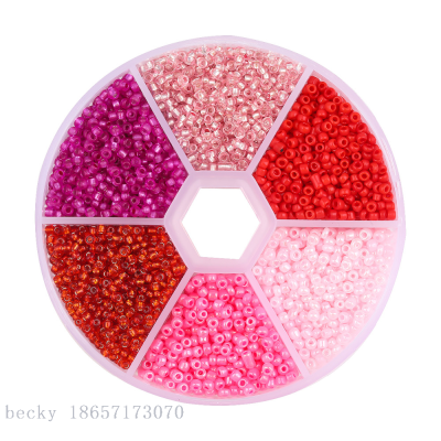 2mm Czech Glass Seed Beads Belt Box Set Charm seedbeads Rondelle Spacer Beads For Jewelry Making DIY Bracelet Necklace