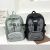 National Fashion Small C & K New Contrast Color Backpack Western Style All-Matching Schoolbag Primary School Student Japanese and Korean Style Cute Backpack Fashion
