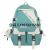 Backpack Women's 2023 New Korean Style Niche Letter Schoolbag Tooling Harajuku Style Male and Female Students Backpack Fashion
