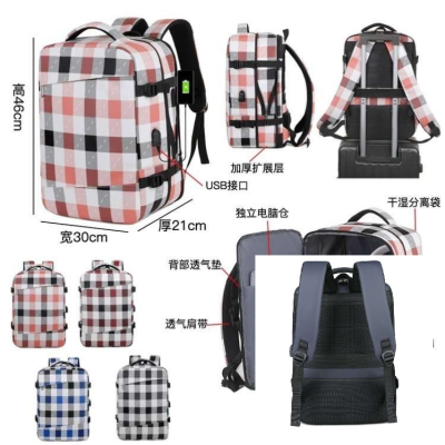 Backpack Men's and Women's Travel Large Capacity Computer Boarding Travel Book Bag Lightweight Short-Distance Travel Luggage Backpack