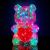Colorful Love Bear App Bluetooth Control Light Bear Birthday Gift Valentine's Day Rose Bear Cross-Border Mother's Day Gift