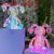 Valentine's Day Gift Colorful Rabbit Subnet Red Hot Home Decoration Luminous Christmas Doll Qixi Creative Cross-Border