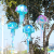 Colorful Jellyfish Atrium Pendant Ocean Series Wedding Decoration Art Gallery Cross-Border Wholesale