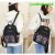 Fashion Women's backpack trendy outdoor travel bag casual student schoolbag lightweight waterproof nylon cloth bag