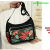New lightweight trendy multi-compartment ethnic style crossbody waterproof canvas large capacity bag mother bag