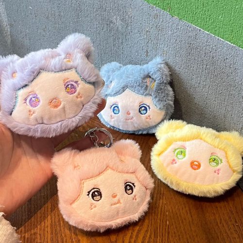少女卡通棉花娃娃钥匙扣立体公仔玩偶挂件学生女包包挂饰创意礼物