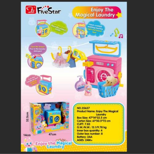 洗衣机，蓝红混装