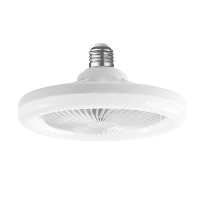 Smart Remote Control Led Fan Light E27 Screw Adjustable Light Bedroom Aromatherapy Plastic Small Fan UFO Lamp