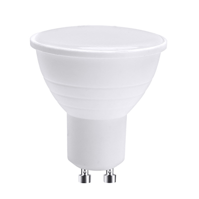 Factory Direct Supply Cross-Border Hot Selling Led Plastic Package Aluminum 110V/220V Spotlight 5W/6W/7W Gu10mr16 the Lamp Cup
