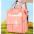 Mummy Bag Baby Diaper Bag Large Capacity Cross-Border Portable Feeding Bottle Bag Mother Bag out Double Back Fashion Casual
