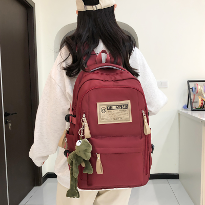 Large Capacity Backpack Student Female Bag New High School Men and Women School Bag Ladies New