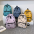 Schoolbag Backpack Simple Korean Style Waterproof Sports Outdoor Fashion Computer Backpack for Primary and Secondary School Students