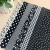 7Pcs 9.8*9.8in Black Cotton Cloth Floral Printed Fabric Sewing Patchwork Needle Stitching DIY Handmade Accessories