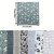 7Pcs 9.8*9.8in Gray Cotton Cloth Floral Printed Fabric Sewing Patchwork Needle Stitching DIY Handmade Accessories