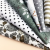 7Pcs 9.8*9.8in Gray Cotton Cloth Floral Printed Fabric Sewing Patchwork Needle Stitching DIY Handmade Accessories