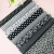 8Pcs 9.8*9.8in Black Cotton Fabric Printed Square Sewing Needle Thread and Handmake DIY Patch Fabric Accessories