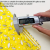Yellow 7pcs 19.6*19.6in Floral Fat Quarters Fabric Bundles Fabric Quilting Squares Precut Patchwork Quarter Sheets for Sewing Patterns Bundle