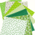 Green 7pcs 19.6x19.6in Floral Fat Quarters Fabric Bundles Fabric Quilting Squares Precut Patchwork Quarter Sheets for Sewing Patterns Bundle