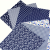 Navy Blue 7pcs 19.6x19.6in Floral Fat Quarters Fabric Bundles Fabric Quilting Squares Precut Patchwork Quarter Sheets for Sewing Patterns Bundl