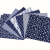 Navy Blue 7pcs 19.6x19.6in Floral Fat Quarters Fabric Bundles Fabric Quilting Squares Precut Patchwork Quarter Sheets for Sewing Patterns Bundl