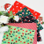 5Pcs 9.8*9.8in Christmas Polyester Printed Fabric Handmade DIY Sewing Clothing Patch Handicrafts