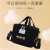 KoreanStyleCanvasShoulderPortableStrollerBearBearBear Buggy Bag Insulated Bag Thermal Bag Baby Travel FoodSupplement Bag
