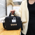 KoreanStyleCanvasShoulderPortableStrollerBearBearBear Buggy Bag Insulated Bag Thermal Bag Baby Travel FoodSupplement Bag