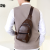 Chest Bag Men's Retro Versatile Pu Leisure Travel Sports Bag Simple Men's Shoulder Bag Chest Messenger Bag Backpack